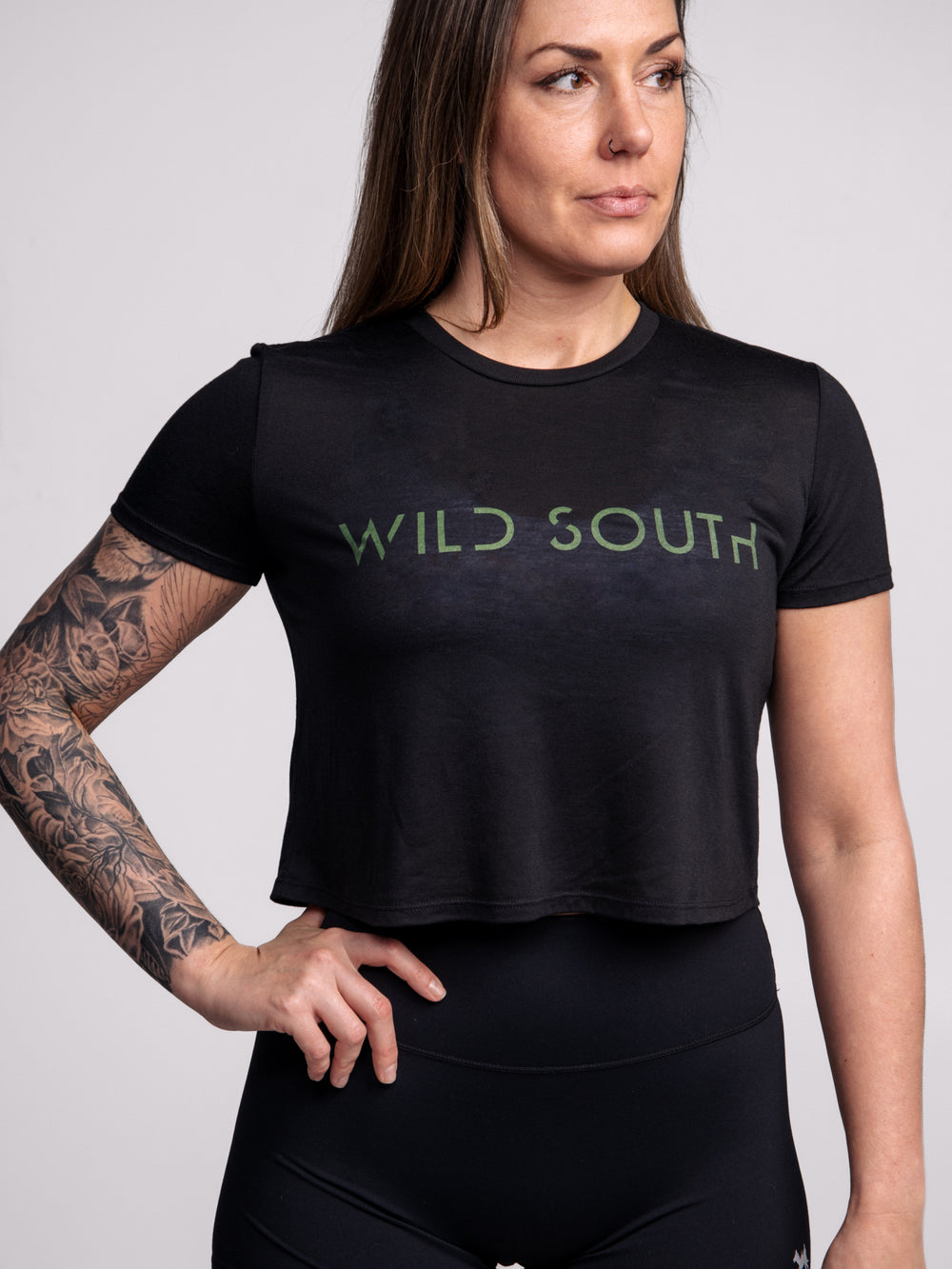 Nobody Owes You Crop Tee - Wild South Apparel