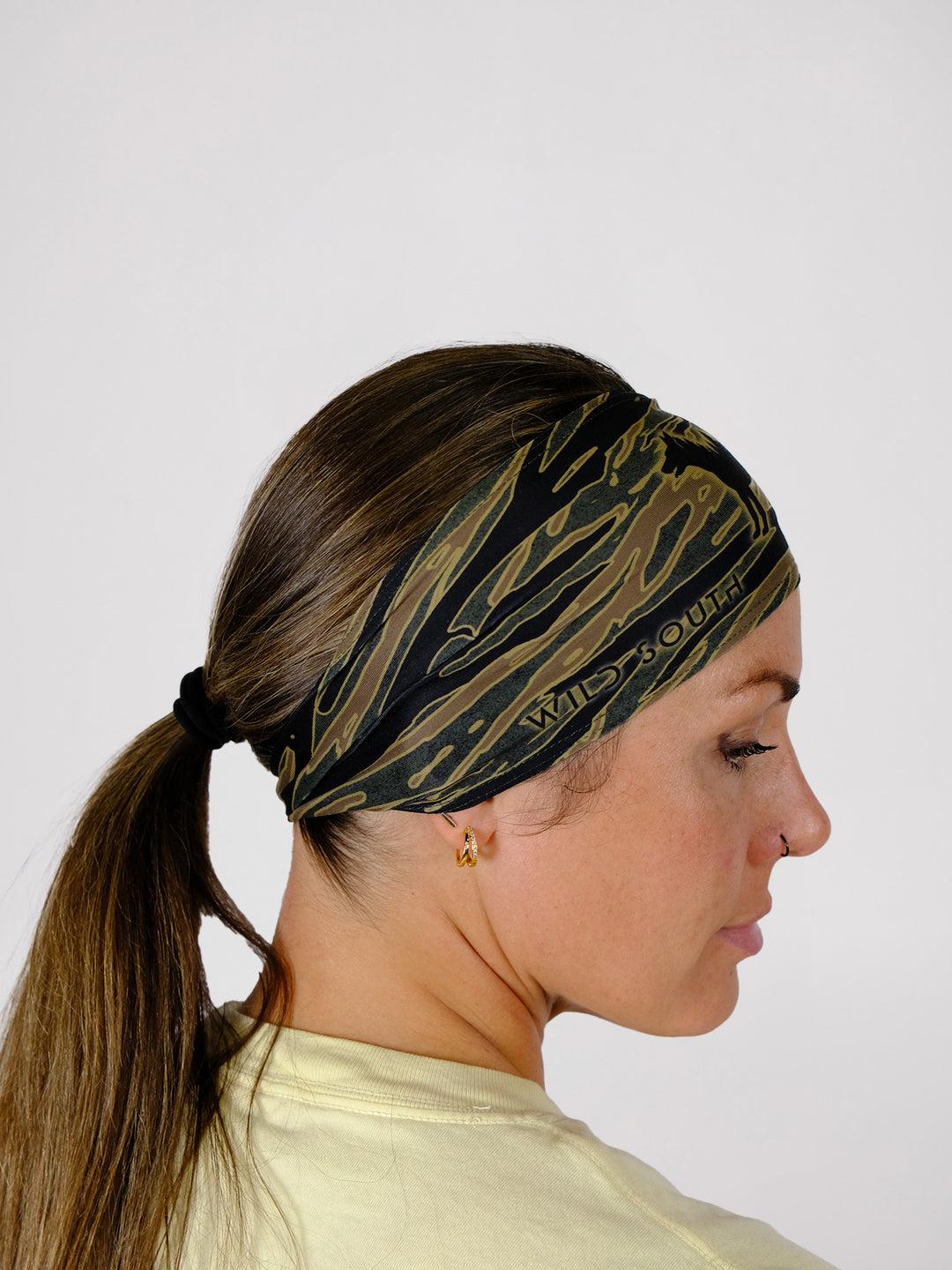 Junk Tiger Stripe Tan Headband - Wild South Apparel
