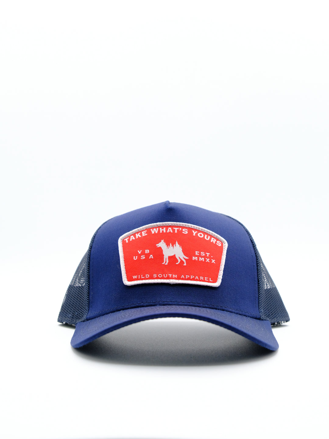 Navy Trucker Hat - Wild South Apparel