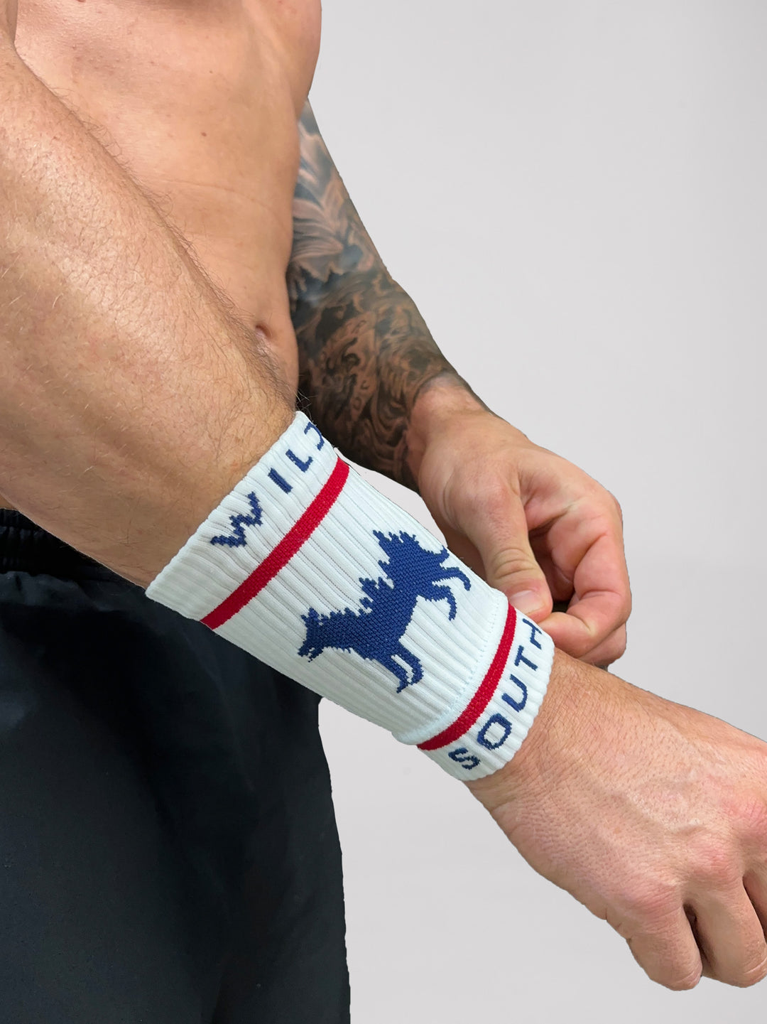 Red/White/Blue Wristband - Wild South Apparel