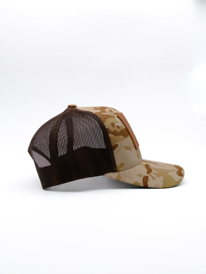 Camo/Brown Trucker Hat