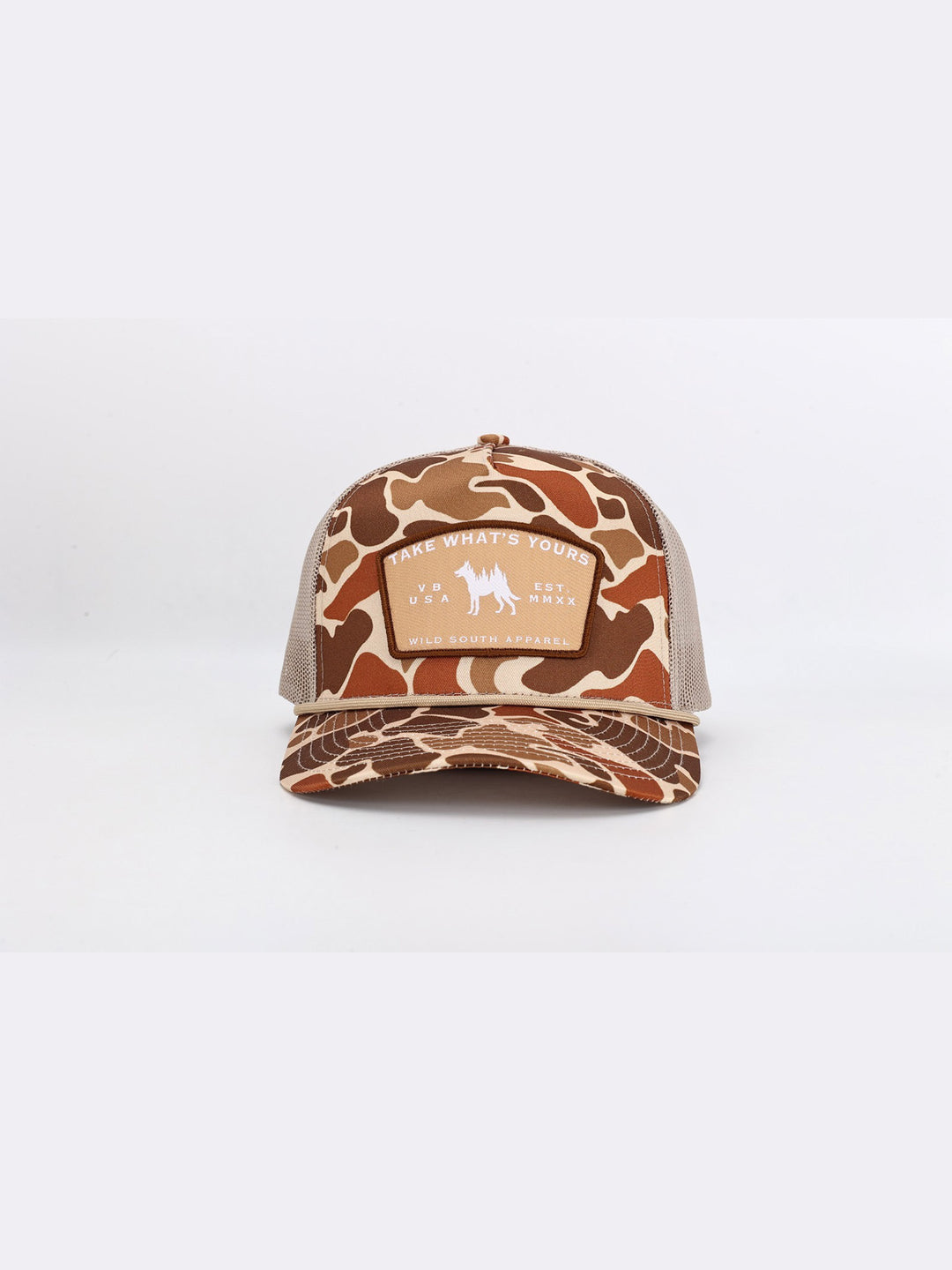 Duck Camo Trucker Rope Hat