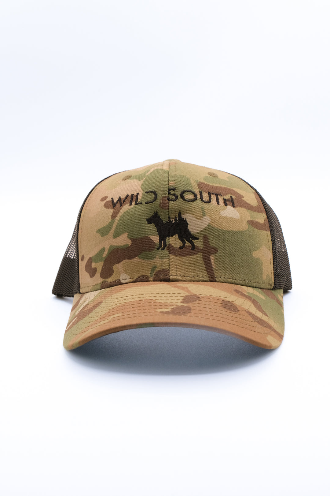 Green/Black Multicam Trucker Hat