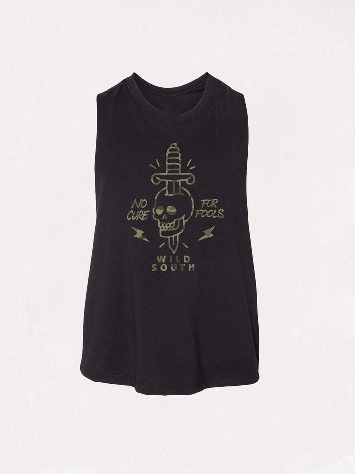 No Cure For Fools Crop Tank