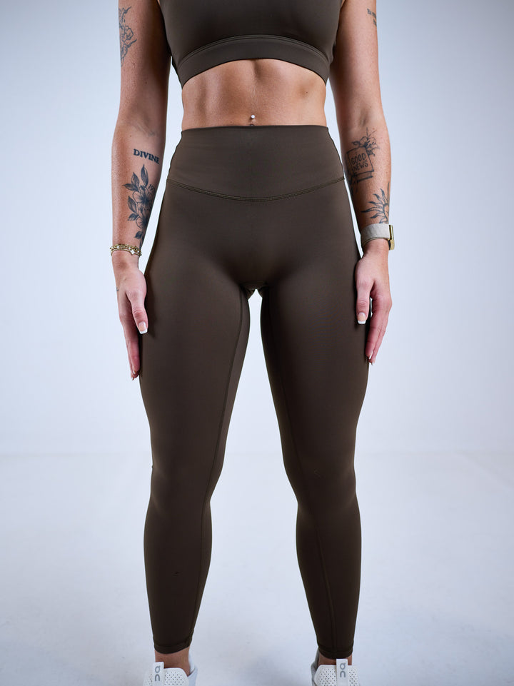 Wild South Apparel Infinity Legging in Sea Walnut – squat-proof, pet hair resistant 7/8 leggings – 