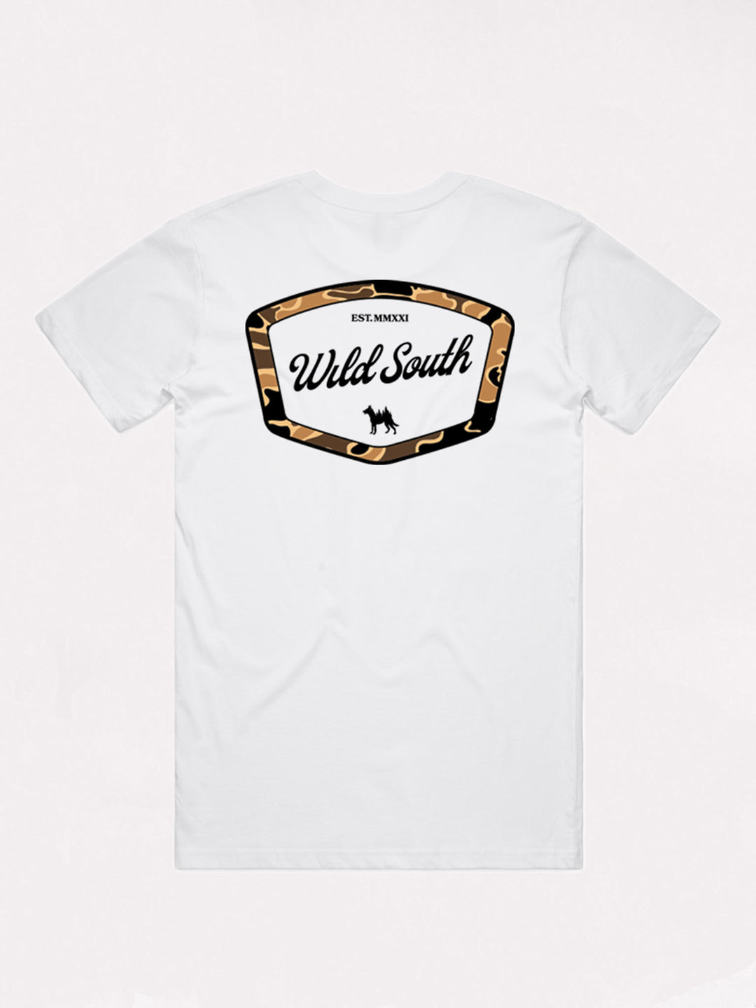 Duck Camo Patch Tee - Wild South Apparel