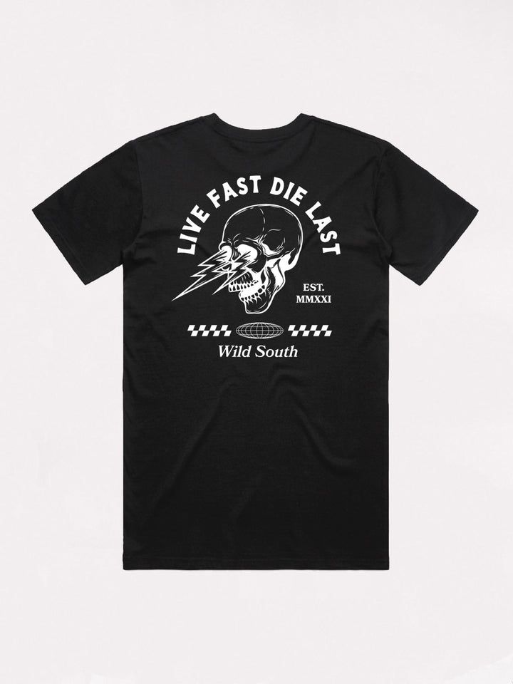 Live Fast Die Last Tee - Wild South Apparel